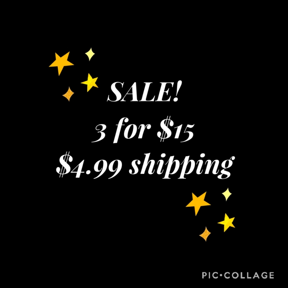 ⭐3 for $15 Sale!⭐